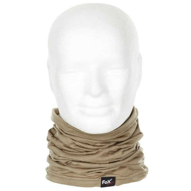 Fox Outdoor Halswärmer, Merino Lite, coyote tan
