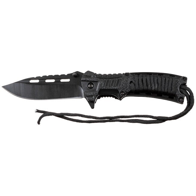 Fox Einhand-Jackmesser mit Feuerzeug, blackrope