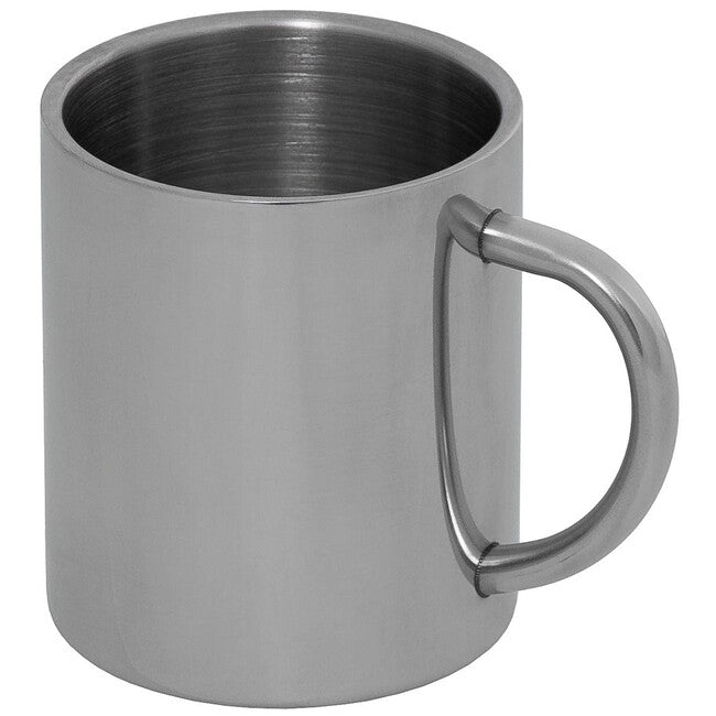 Fox Outdoor Doppelwandiger Becher, edelstahl, ca. 250 ml