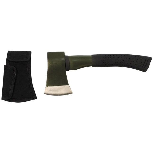 Fox Outdoor Deluxe axt klein fiberglasstiel, od grün