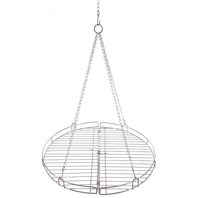 Fox Outdoor Grillrost aus Stahl klappbar mit Kette