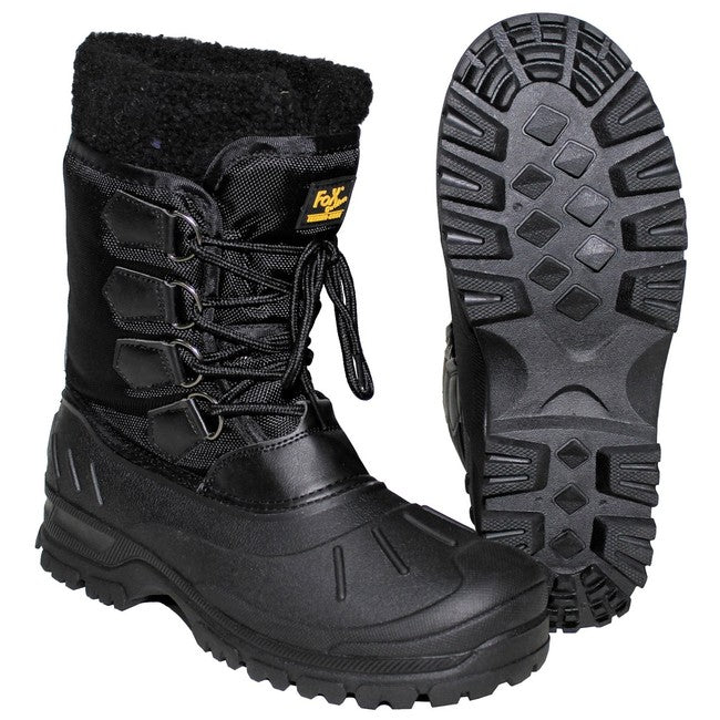 Fox Thermo Trekking Stiefel gefüttert, schwarz