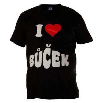 O&T T-Shirt Funny Vtipne I Love bůcek, schwarz