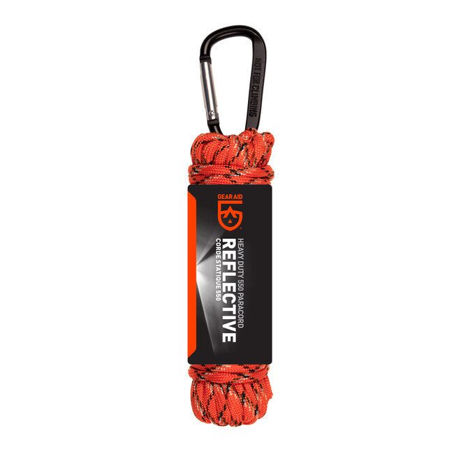 GearAid Paracord 550' 9 m orange reflektierend