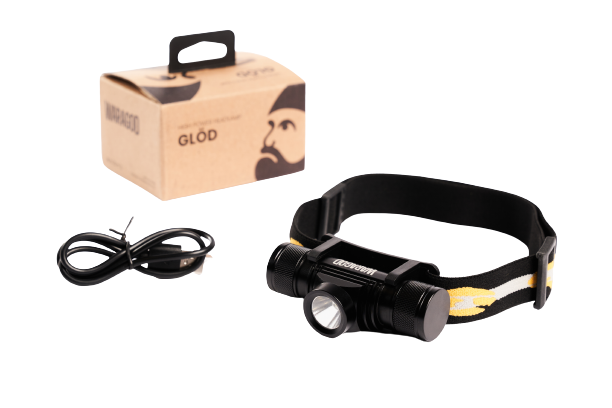 WARAGOD GLÖD wiederaufladbare Stirnlampe