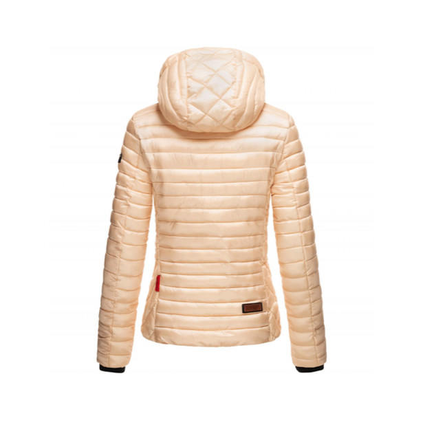 Marikoo Samtpfote damen-Übergangsjacke mit Kapuze, gold