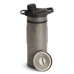 GRAYL Titanium GeoPress™ Purifier + Kochdeckel, Covert Black