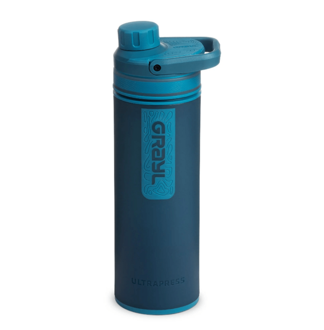 GRAYL UltraPress Filterflasche - Waldblau, blau