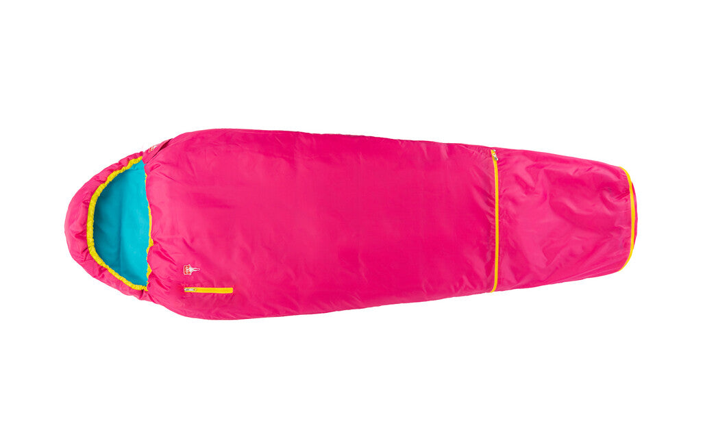 Grüezi-Sack Bunter Grüezi Kids Schlafsack rosa