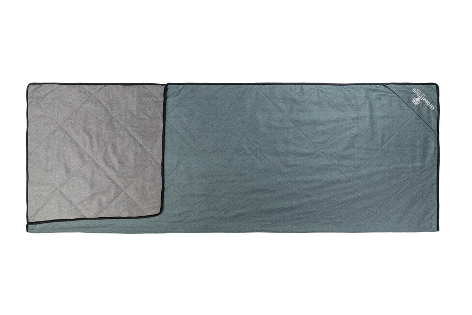 Grüezi-tasche Wellhealth-Wolldecke Grüezi grau-blau deluxe
