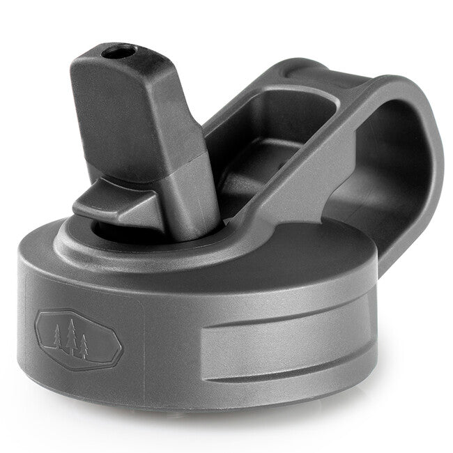 GSI Outdoors Ersatzschraubverschluss mit Flip-up-Strohhalm für isolierte Wide Mouth Straw Top Thermoflaschen