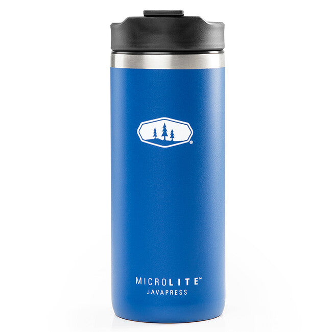 GSI Outdoors Microlite Javapress kolben outdoor-kaffee oder tee presse 423 ml, blau
