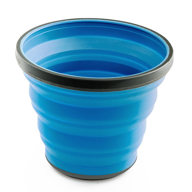 GSI Outdoors Escape Cup faltbarer Becher ohne Ohr 500 ml, blau