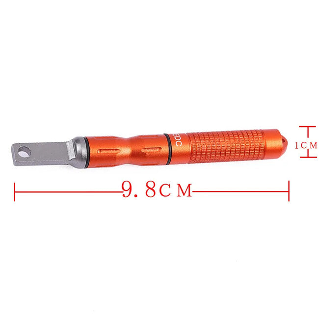 DRAGOWA Tactical Pocket Waterproof Magnesium Firestarter Redflame, Orange