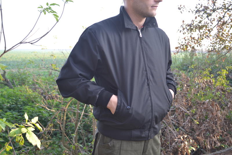 Pro Company Harrington-Jacke Englischer Stil schwarz