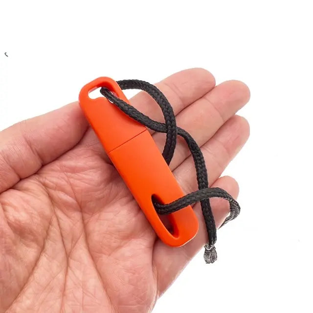 DRAGOWA TACTICAL Flint Notfall-Magnesium-Stuhl, orange