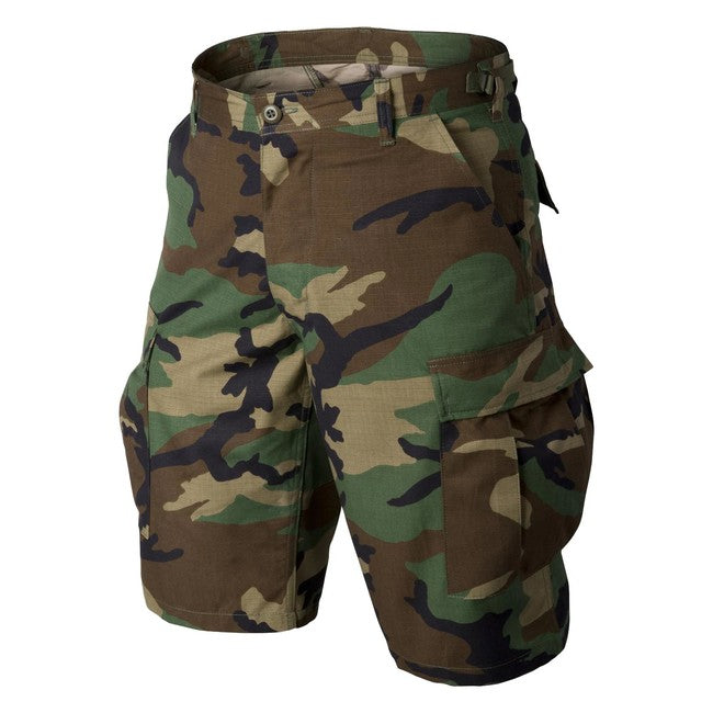 Helikon-Tex BDU Cotton Rip-Stop kurz Hose vzor woodland