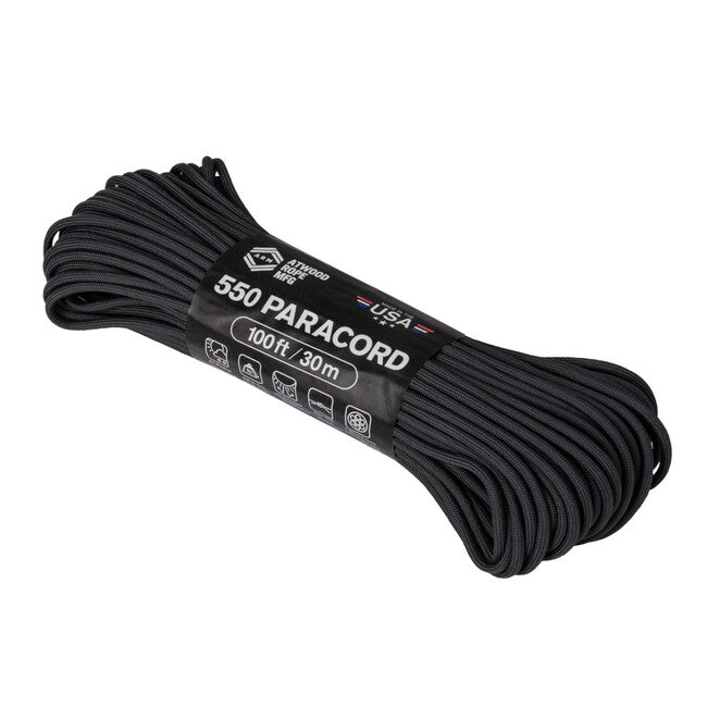 Helikon-Tex 550 Paracord (100 Fuß) - schwarz