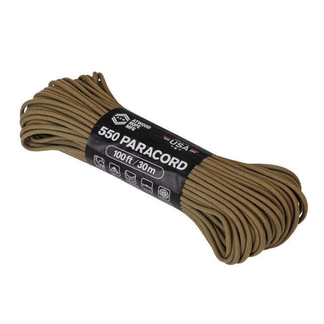 Helikon-Tex 550 Paracord (100 ft) - coyote