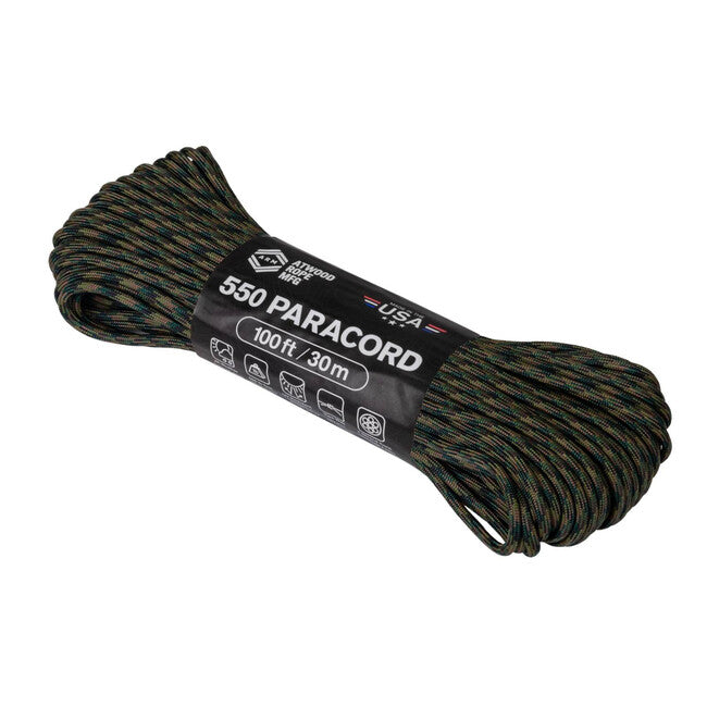 Helikon-Tex 550 Paracord (100 ft) - woodland