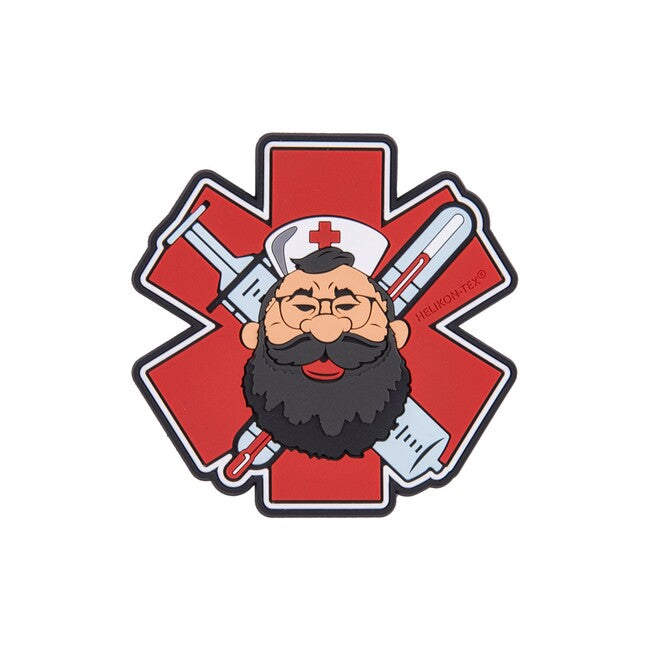 Helikon-Tex Bartmann MEDIC aufnäher - pvc - rot