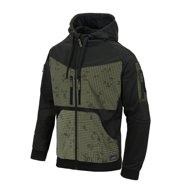 Helikon - Tex ROGUE hoodie, BLACK/DESERT NIGHT CAMO