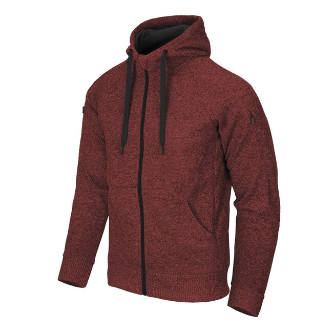 Helikon-Tex Covert taktische Kapuzenjacke (FullZip) - Melange Rot