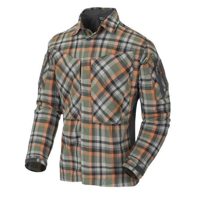 Helikon-Tex MBDU Flannel Shirt, Timber Olive Plaid