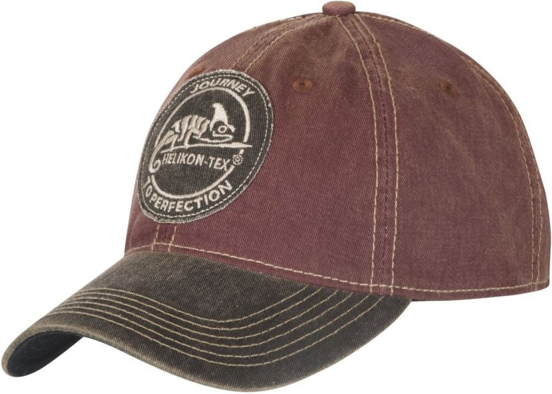 Helikon-Tex Helikon-Tex Snapback Schirmmütze - Dirty Washed Cotton - Maroon/schwarz