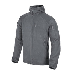 Helikon-Tex Alpha hoodie - Grid Fleece - Shadow Grey