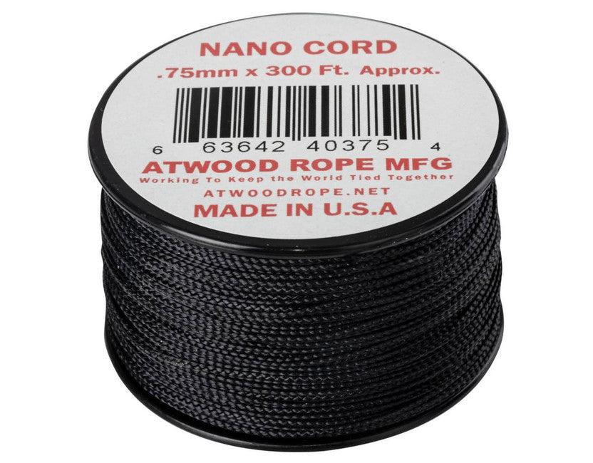 Helikon-Tex Nano Cord 300FT Paracord 91 Meter, schwarz