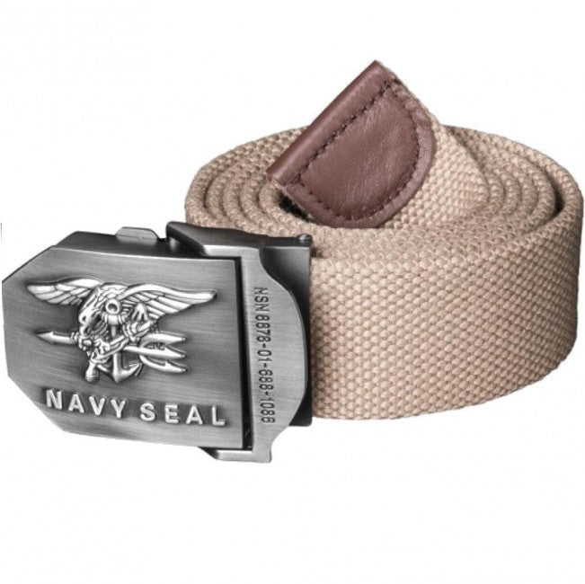 Helikon-Tex Navy Seal Gürtel s kovovou prackou khaki 4cm