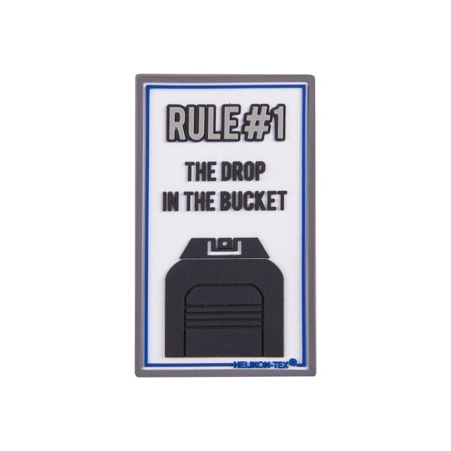 Helikon-Tex "Rule#1" aufnäher - pvc - weiß