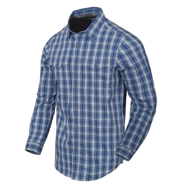 Helikon-Tex Ozark Blue Plaid taktisches hemd für verdecktes tragen