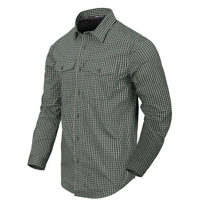 Helikon-Tex Savage Green Checkered taktisches hemD für verdecktes tragen