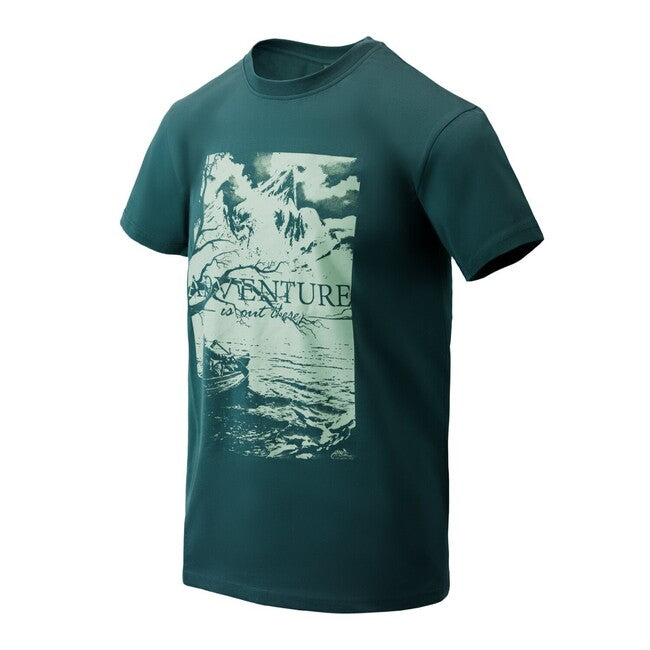 Helikon-Tex Adventure Is Out There T-shirt , dunkelblau