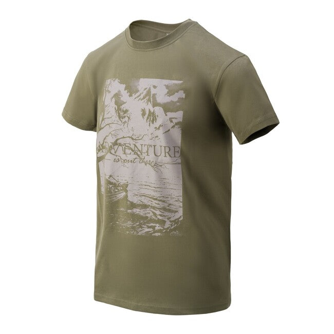 Helikon-Tex T-shirt (Adventure Is Out There) - olive green
