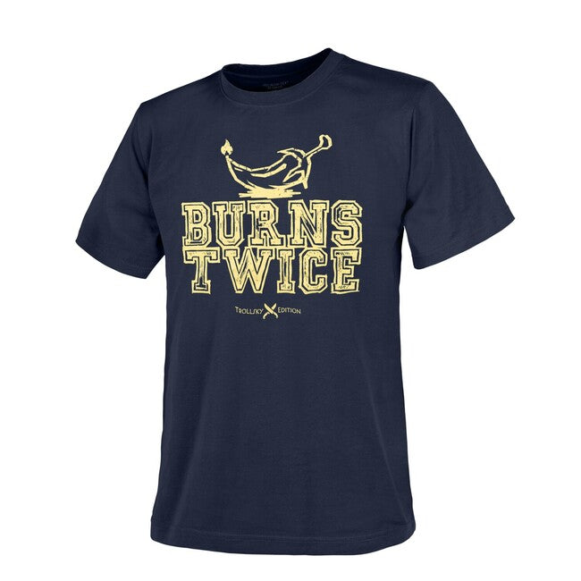Helikon-Tex Trollsky - Burns Twice T-shirt - Baumwolle - marineblau