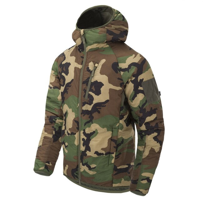 Helikon-Tex WOLFHOUND Jacke mit Kapuze - Climashield Apex - US Woodland