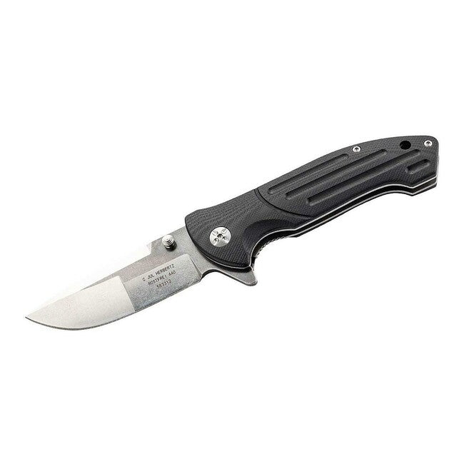 Herbertz Einhand-taschenmesser 8,3cm, schwarz