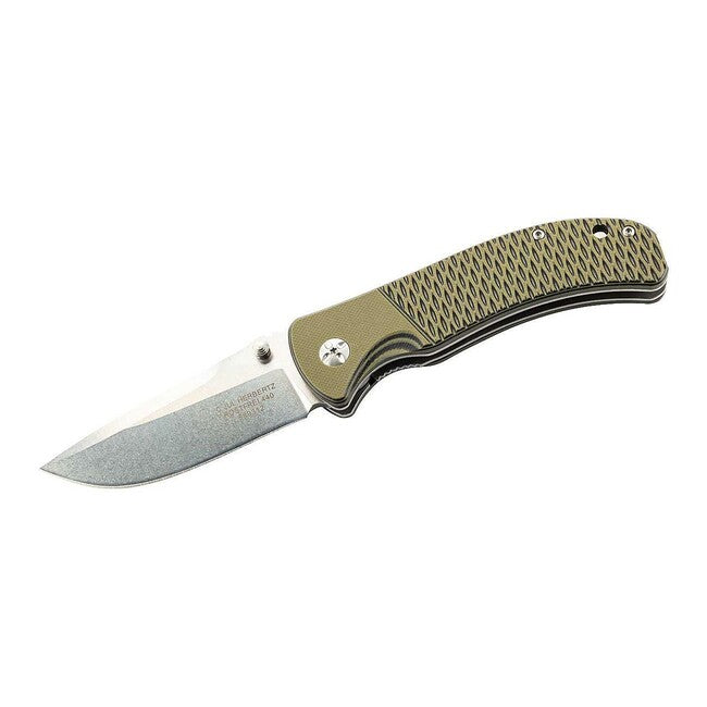Herbertz Einhand-taschenmesser 9cm, G10, moosgrün