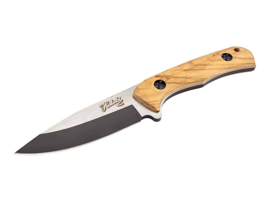 Herbertz stabiles Gürtelmesser 10,1cm Zebrano-Holz