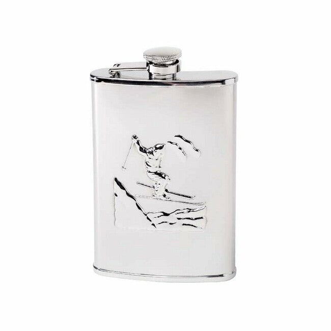 Herbertz Flachmann 237ml, edelstahl, skier