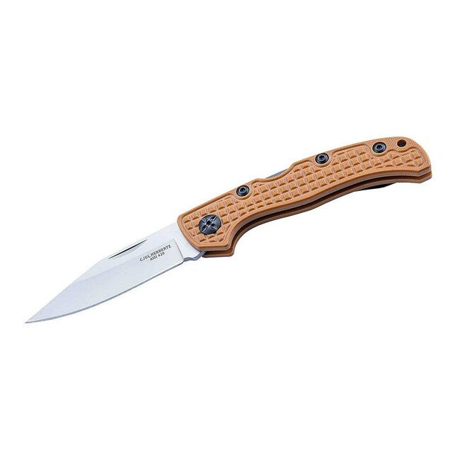 Herbertz taschenmesser 7,7cm G10, braun
