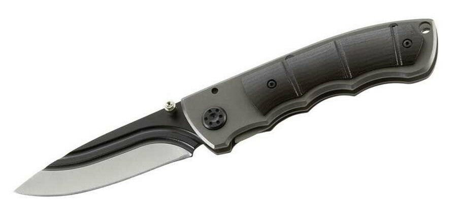 Herbertz taschenmesser 7,8 cm, schwarz, Aluminium
