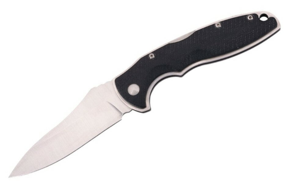 Herbertz taschenmesser 8 cm, schwarz, G10
