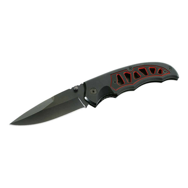 Herbertz taschenmesser 8,8 cm, schwarz-rot, G10