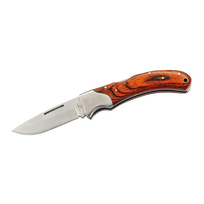 Herbertz taschenmesser 8cm Pakkaholz mit Edelstahlbeschlägen