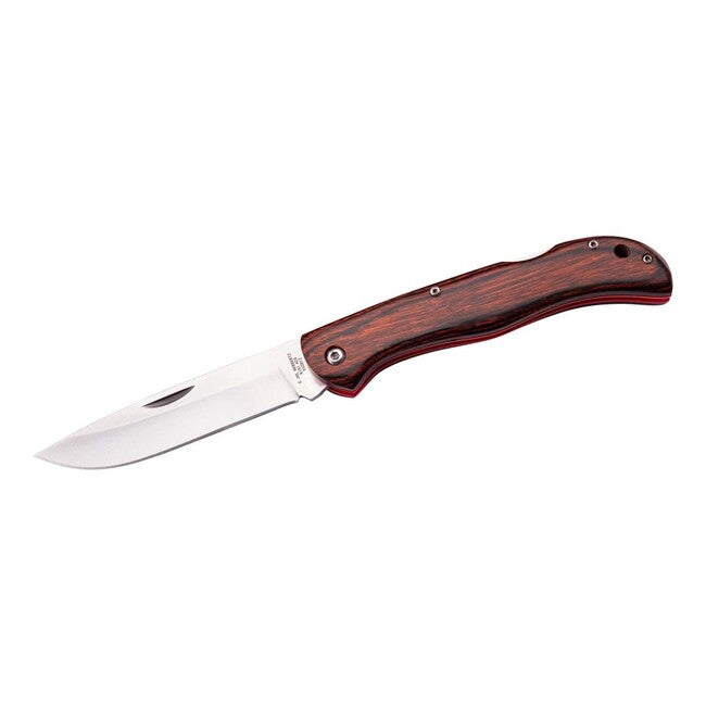 Herbertz taschenmesser 9,7cm, braunes Pakkaholz