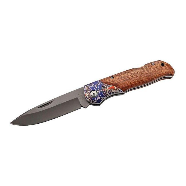 Herbertz taschenmesser 9,8 cm, Cocobolo, Farbdruck